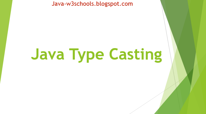 Java Type Casting | JavaProgramTo.com