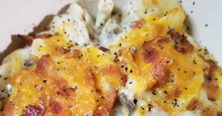 Freakin' Flabuless: Bacon, Ranch & Chicken Mac and Cheese