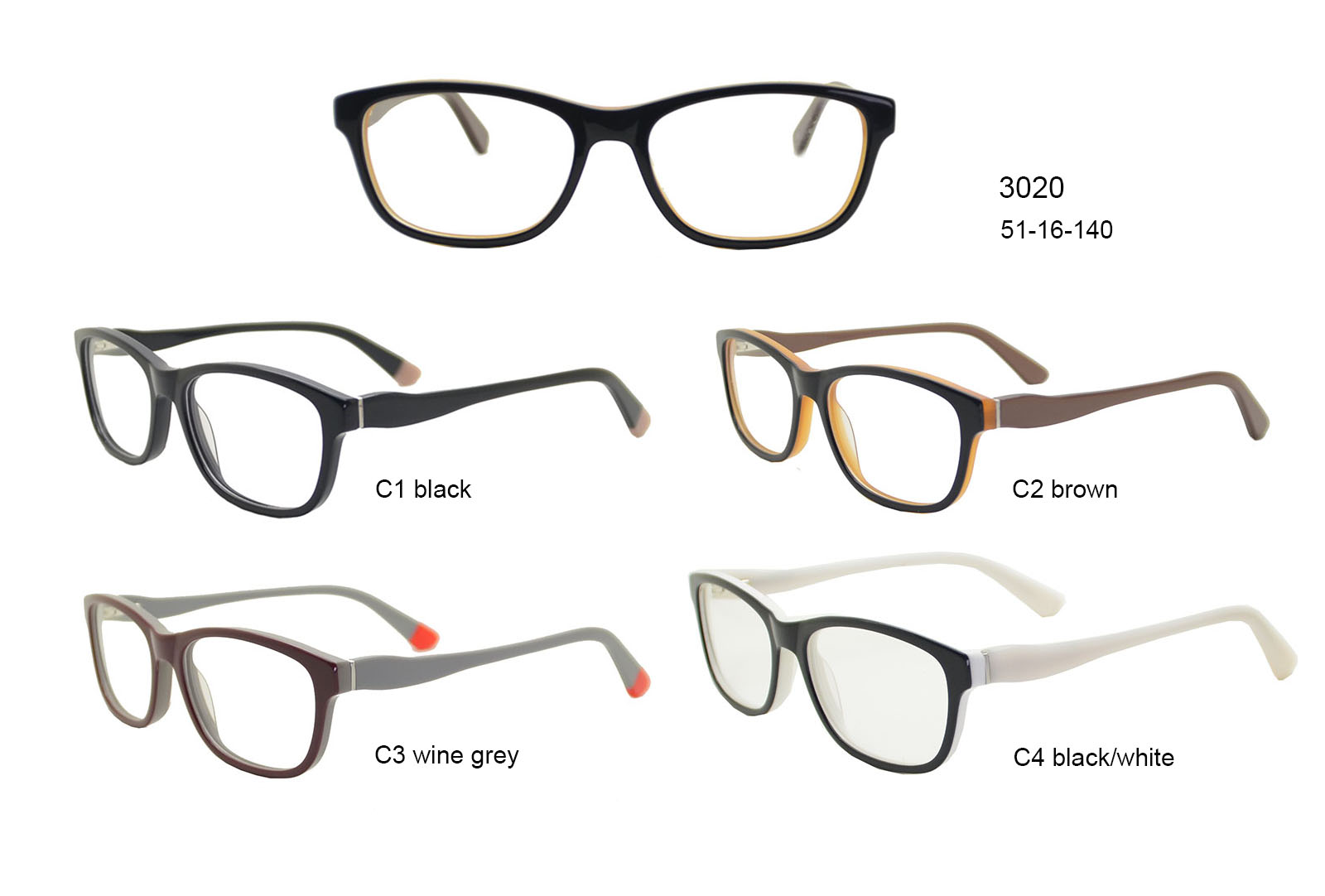 2016 sunglasses collection: new design laminate acetate optical frames
