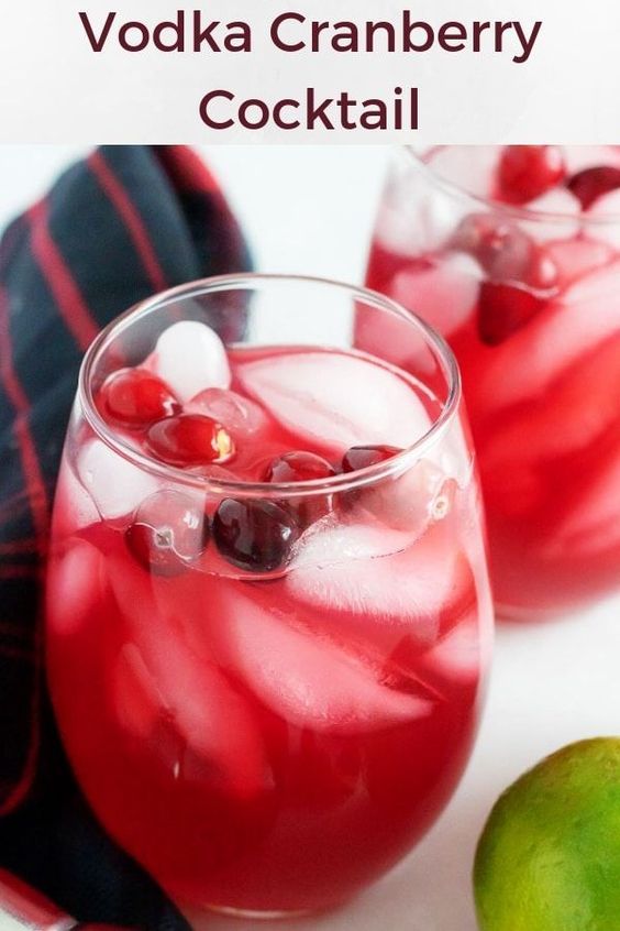 Vodka Cranberry Cocktail Trending Food