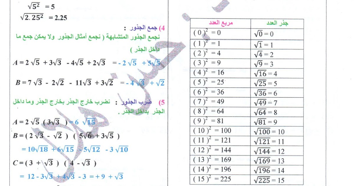 جذر ١٠