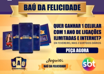 Cadastrar Promoção Celular da Felicidade Baú Sorteio Celular 1 Ano de Ligações e Internet