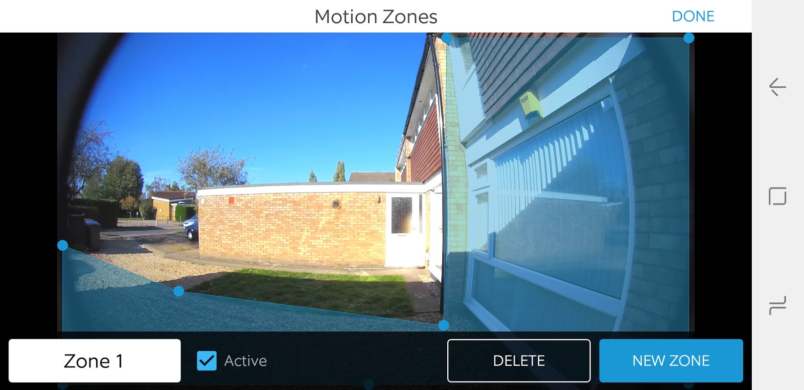 Ring Doorbell Custom Motion Zones 2025
