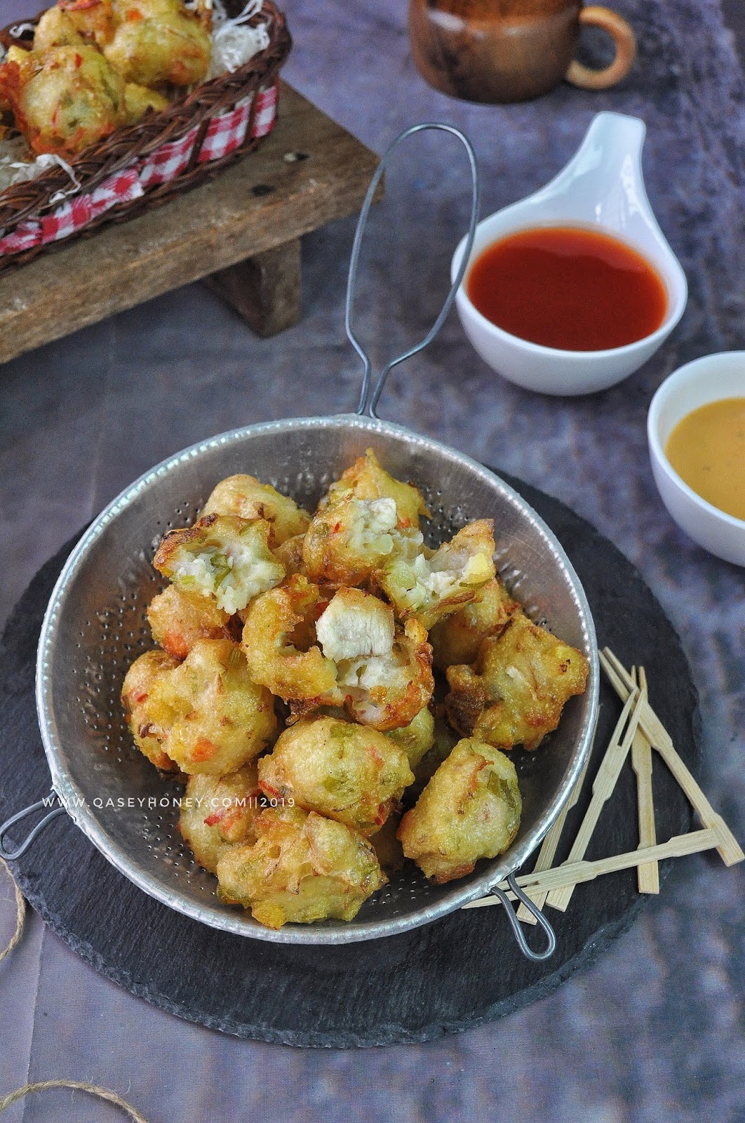 Cucur Sayur Ayam Yang Garing Dan Lembut Di Dalammesti Cuba
