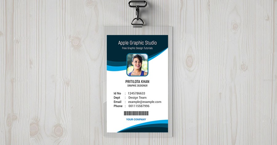 Company Id Card Size
