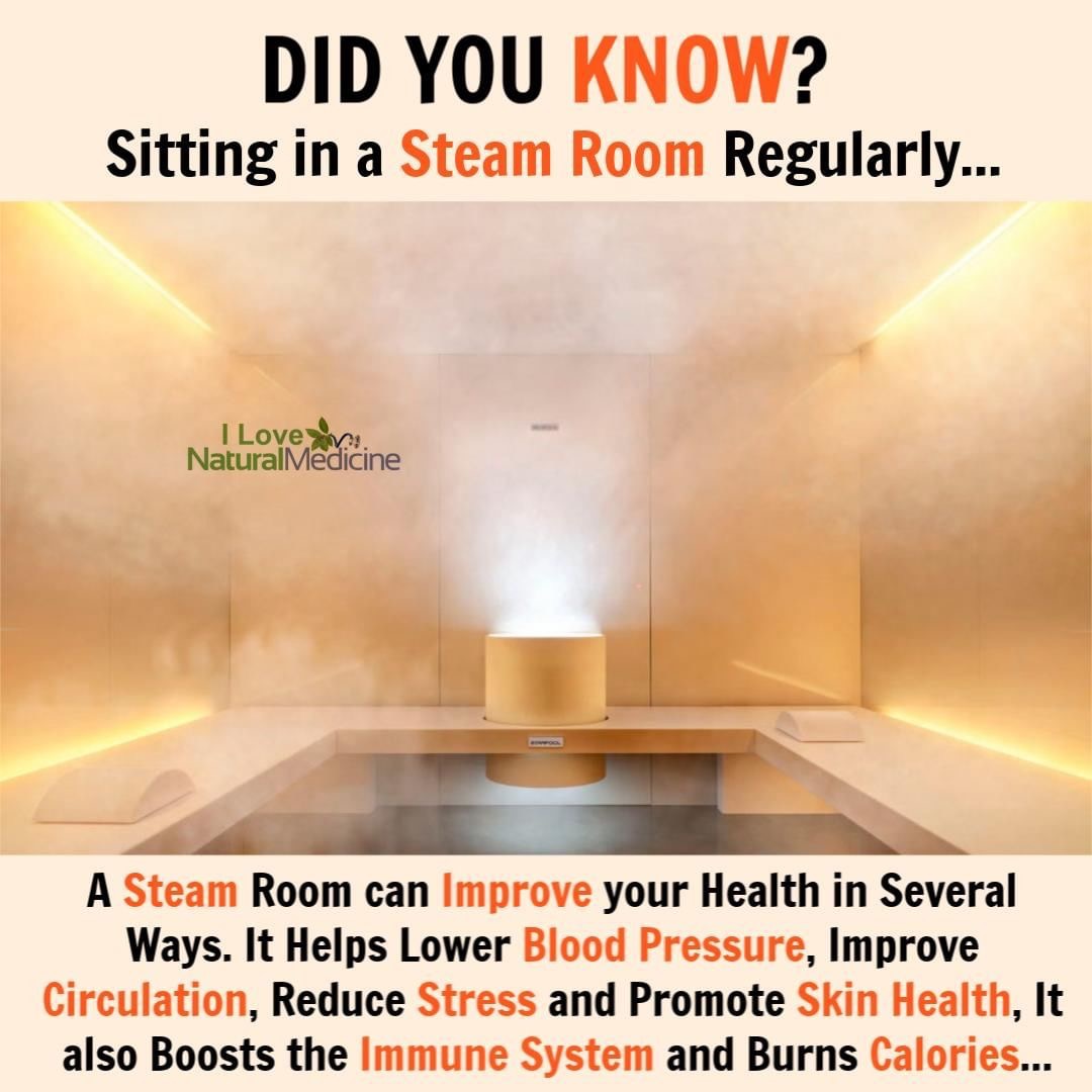Steam Room Sitting Benefits