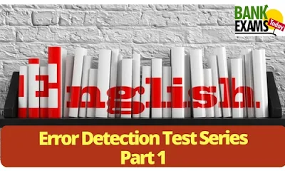 Error Detection Test Series: Part 1