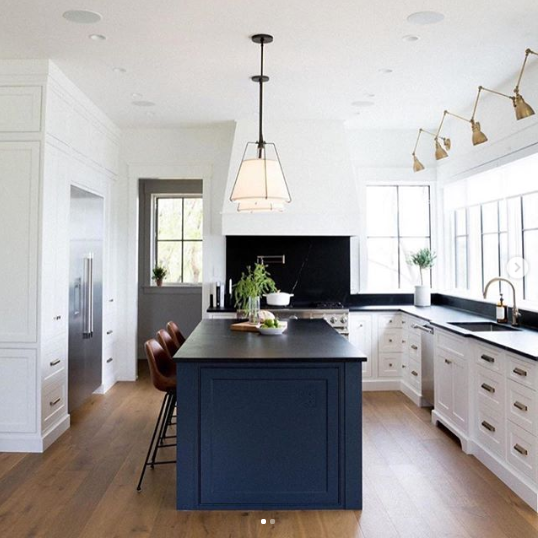 Blue Cabinet Paint Colors:Our Kitchen Makeover | Delightfully Noted