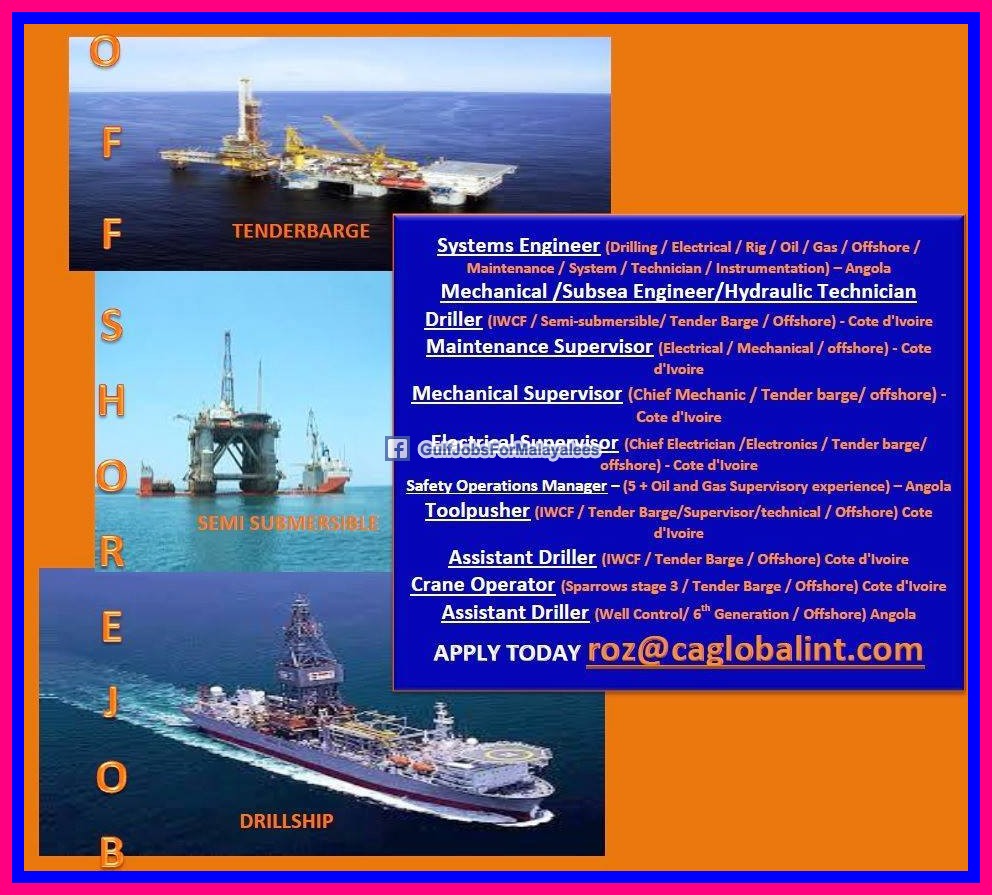 OFFSHORE JOBS ANGOLA LARGE VACANCIES Gulf Jobs for Malayalees