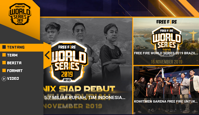 Event Terbaru Free Fire FFWS World Series Pick N Win 2019