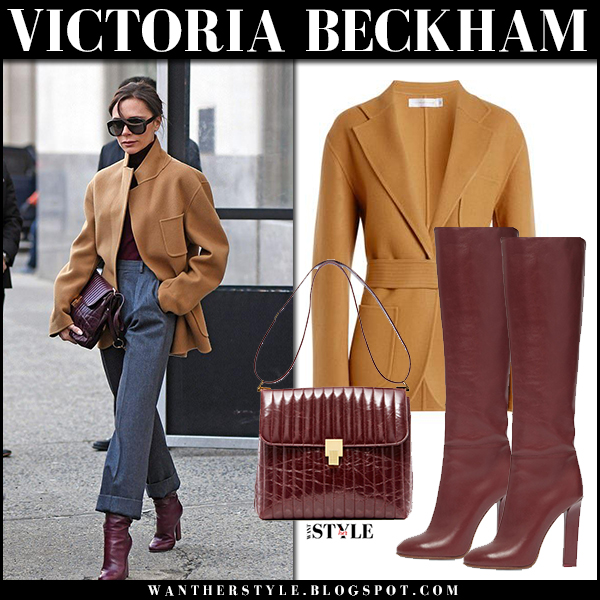 victoria beckham leather boots