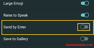 Cara Mengubah Tombol Enter Jadi Kirim Di Telegram Pondoktekno Com