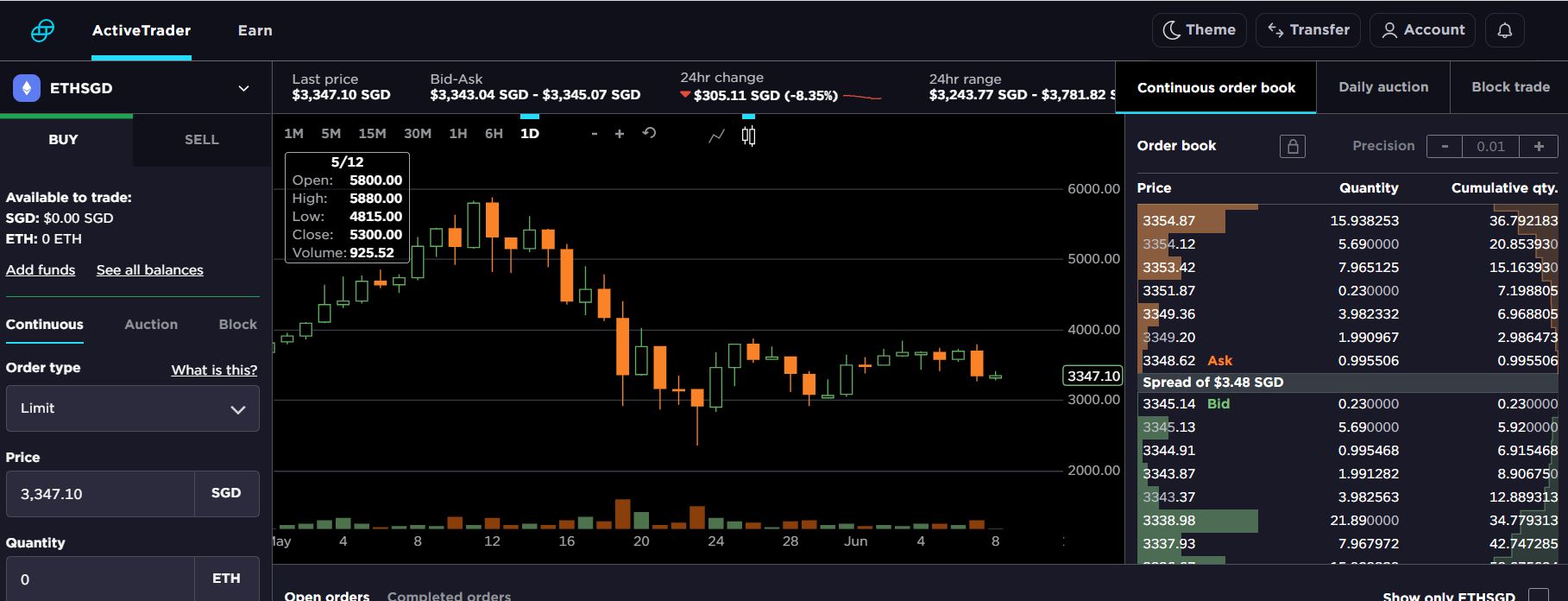 Short review of Gemini Exchange and downloading Account statement
