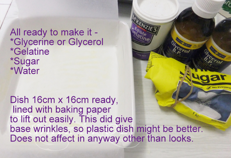 Calligraphy Cards Shaz in Oz How to make a Gelli Plate or Jelly pad