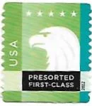 Selo de 2012 Águia Americana, cor verde