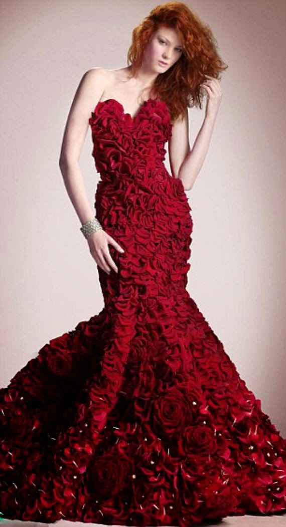Valentine Special 2015: Sexy Red Evening Gowns for Valentine's day 2015