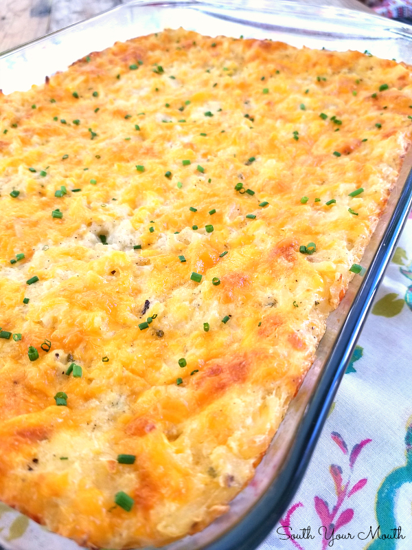 South Your Mouth Secret Ingredient Hashbrown Casserole