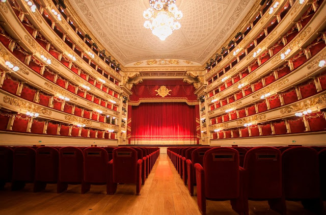 Imagen del teatro La Scala de Milán