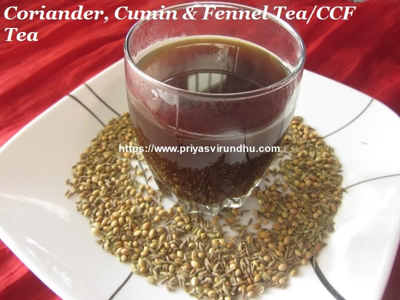 Priya's Virundhu Coriander, Cumin & Fennel Tea/ CCF Tea Ayurvedic