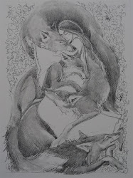 sleeping wolves drawing line