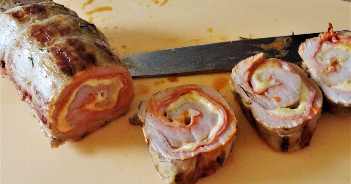Maria kocht: Schweinefilet-Rollbraten mit Kochschinken und Käse ...