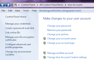 cara menghapus password Komputer atau Laptope windows 7