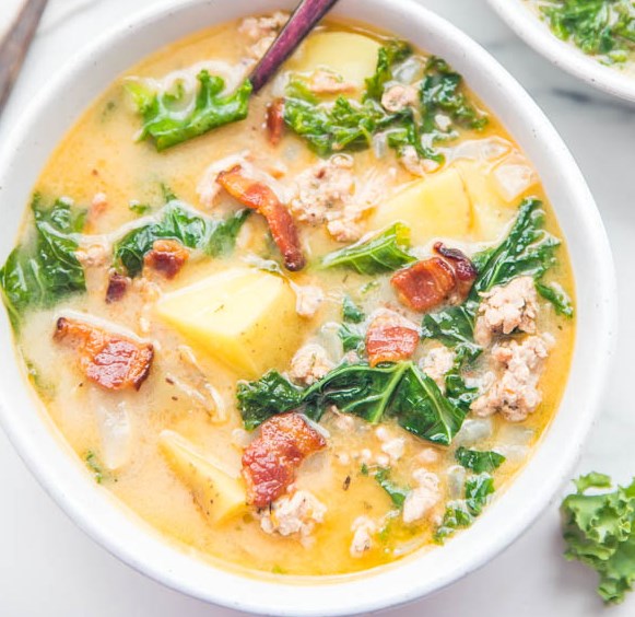 Healthy Zuppa Toscana (Whole30, Paleo, Dairy Free) #sugarfree #diet