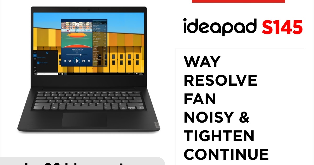 How to fix with a loud and noisy fan on a new variant Lenovo laptop