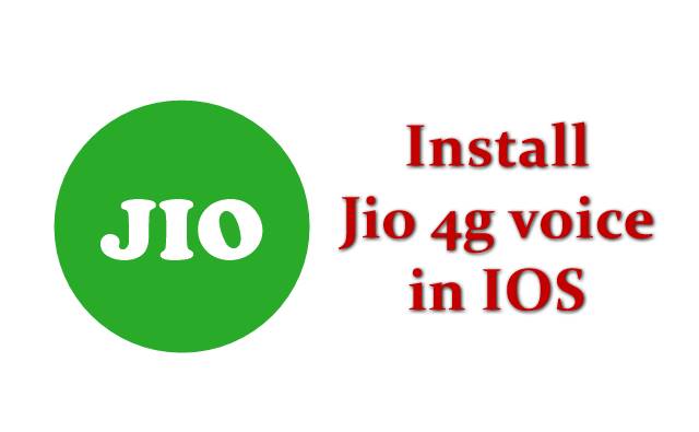 How Install Jio 4g voice in IOS - Jio कैसे यूज़ करें How Install Jio 4g voice in IOS - Jio कैसे यूज़ करें