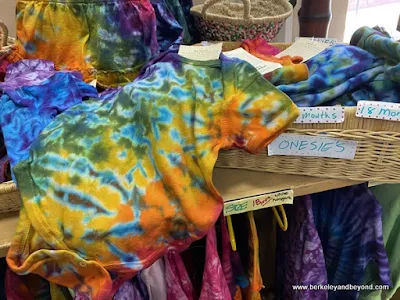 tie-dyed baby wear at Asylum Down in Nevada City, California