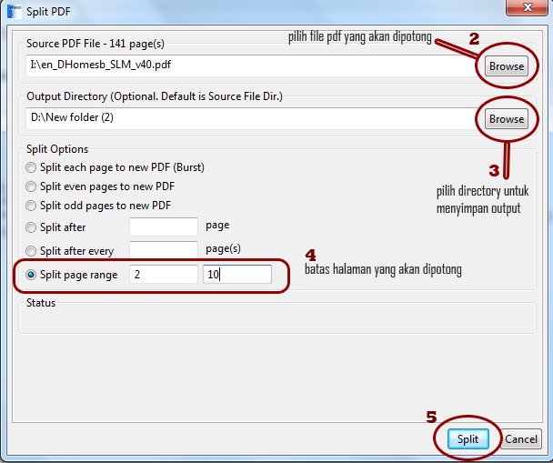 Cara Memotong File PDF dengan PDFTool | AT EASE