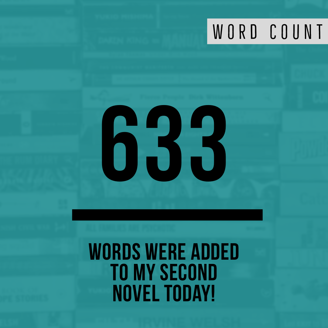 Twitter, Word Count and Third Draft