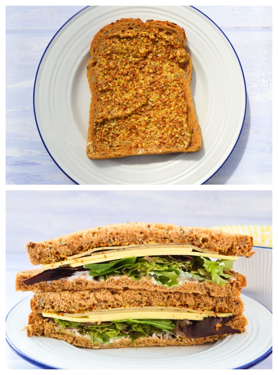 Sage and Onion Cheese Sandwiches Tinned Tomatoes