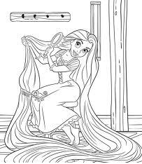 Colorea El Dibujos Rapunzel Para Colorear Y Pintar