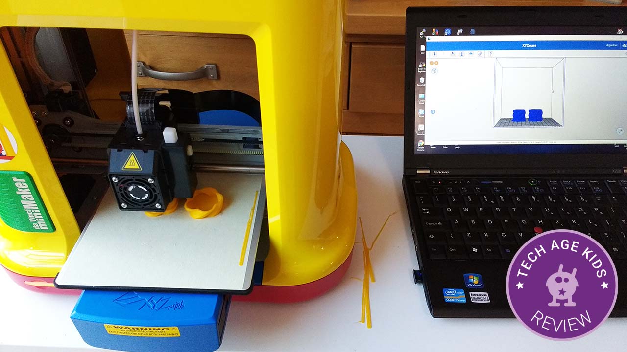 nøgen Dyrt Seraph XYZPrinting da Vinci miniMaker 3D Printer Review - Is it Any Good? | Tech  Age Kids | Technology for Children