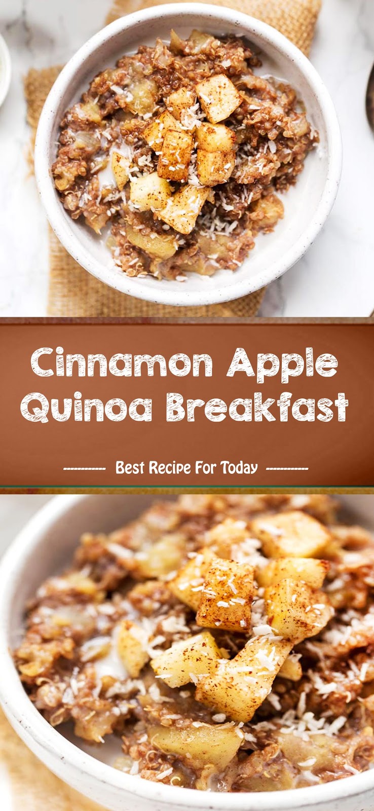 Cinnamon Apple Quinoa Breakfast - Jolly Lotus