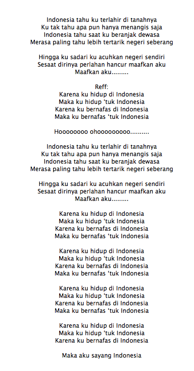 Lirik Lagu Maafkanlah