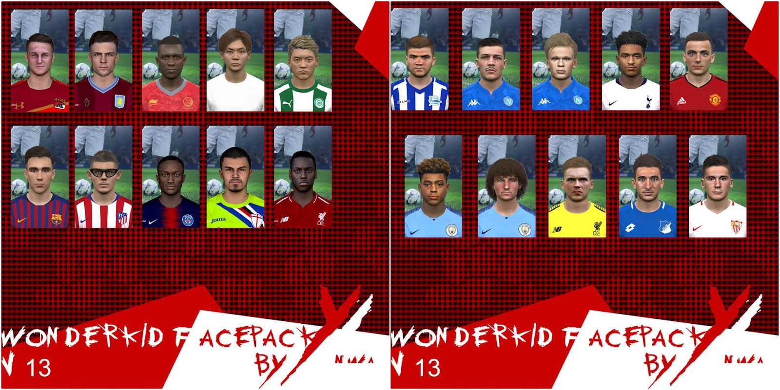Pes 2017 Ynwa Wonderkid Facepack Vol 13