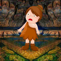 Play BigEscapeGames-Little Cave Girl Escape