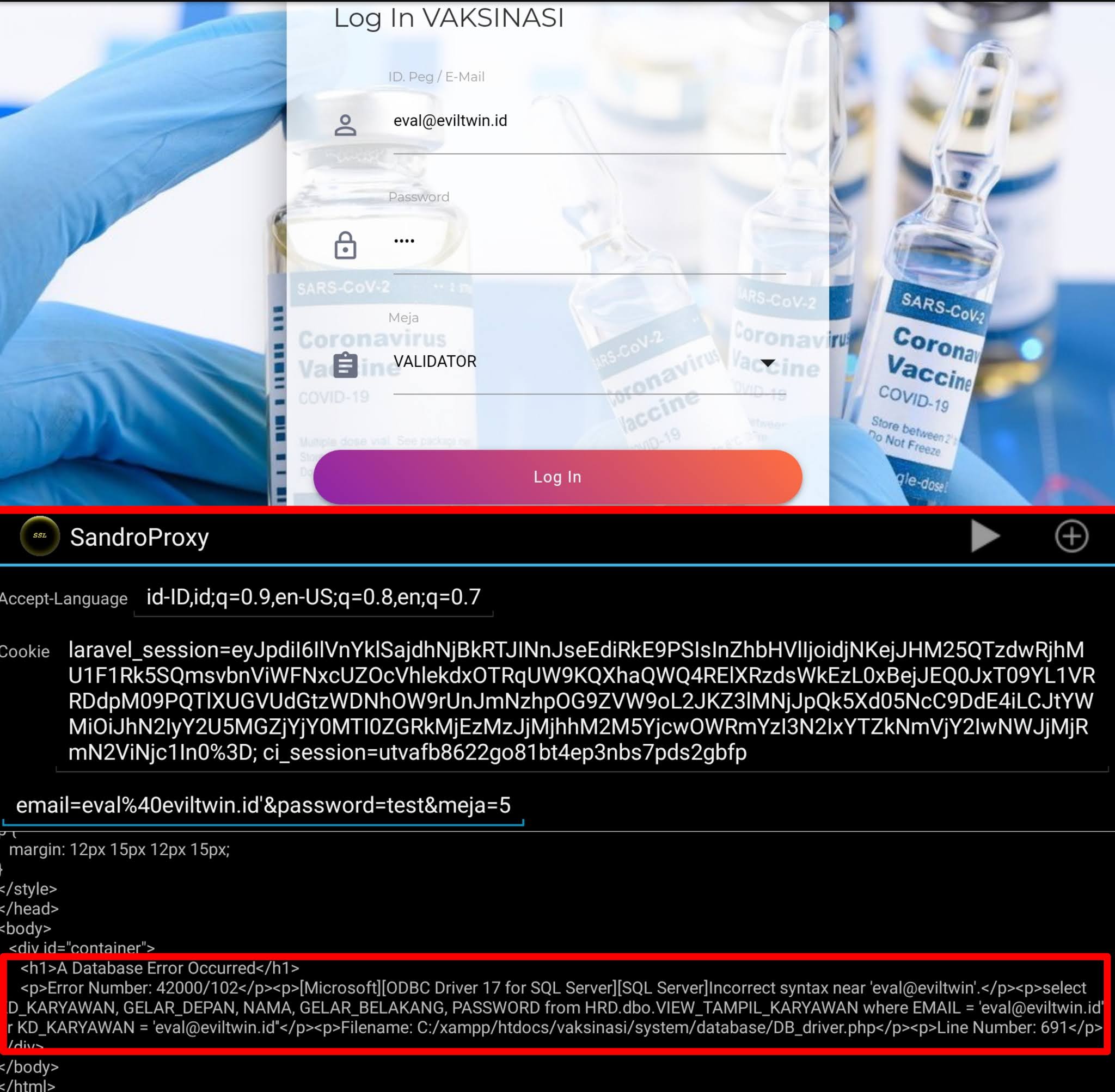 Cara Mencari Parameter (POST) Untuk SQL Injection