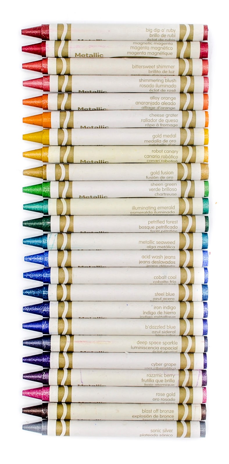 Crayola Metallic FX Crayons 2-Pack of 16 