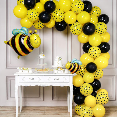 bee baby shower balloons