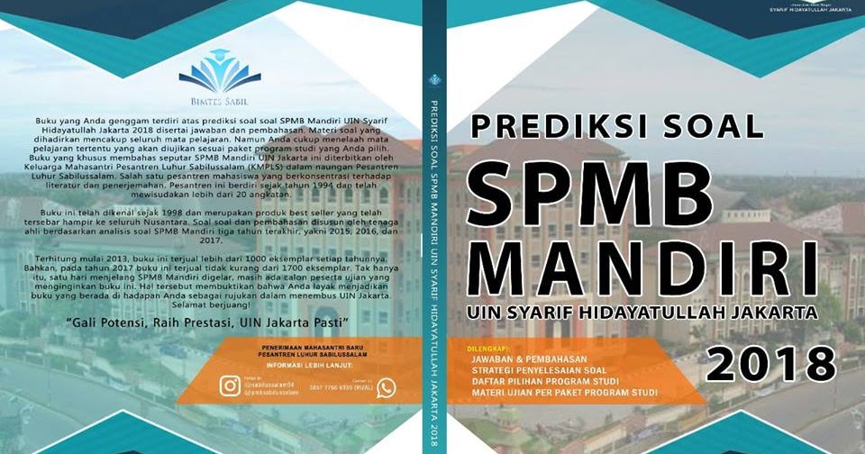 Soal Ujian Jalur Mandiri 2018 Kunci Ujian