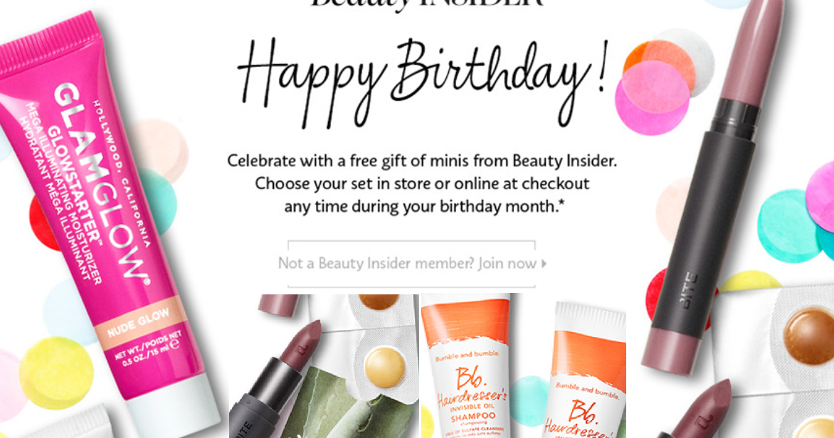 Free Birthday Gift From Sephora 2018. This Year is Free Your Choice of ...