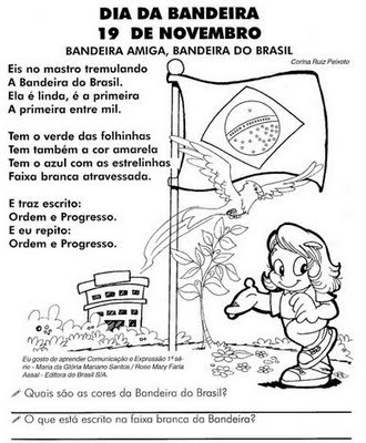 Featured image of post Dia Da Bandeira Do Brasil Para Colorir O dia da bandeira comemorado anualmente em 19 de novembro