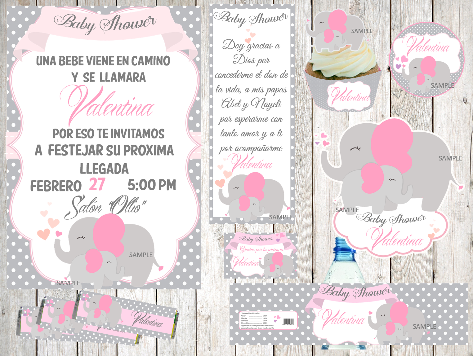 Kit Imprimible Baby Shower 99.00 en Mercado Libre