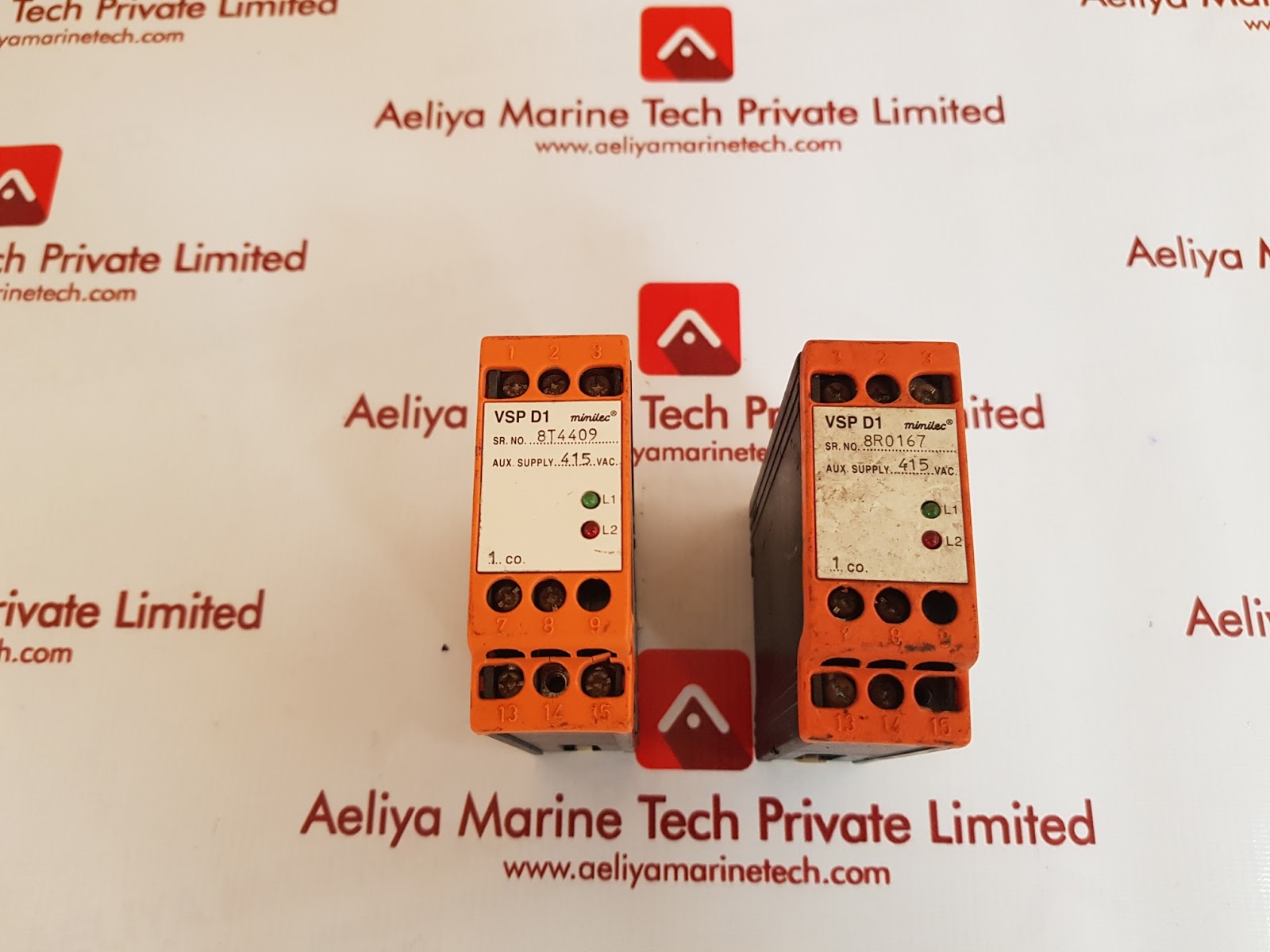 MINILEC VSP D1 PHASE FAILURE RELAY 415 VAC Aeliya Marine