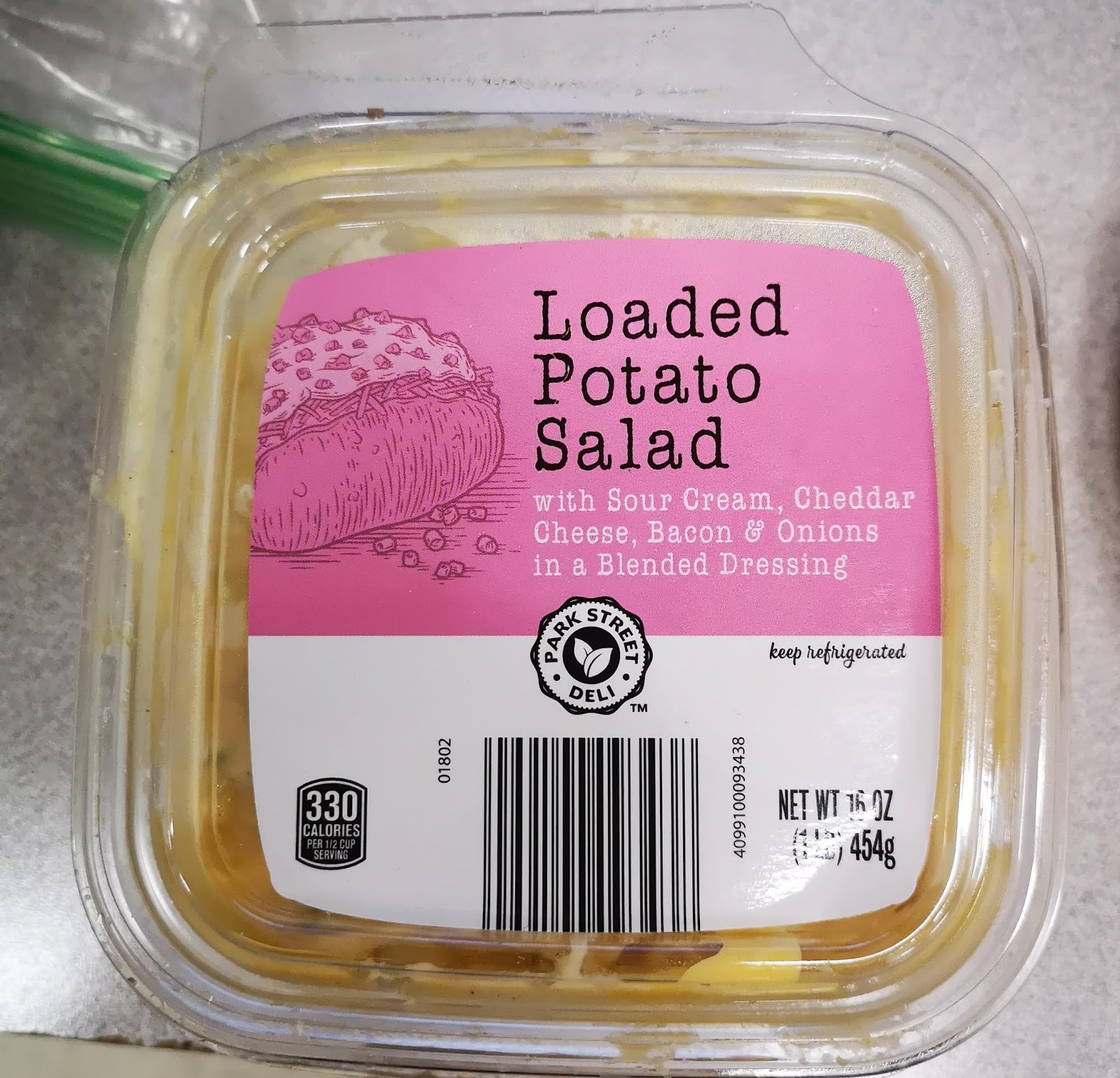 The Budget Reviews Park Street Deli Loaded Baked Potato Salad (Aldi)
