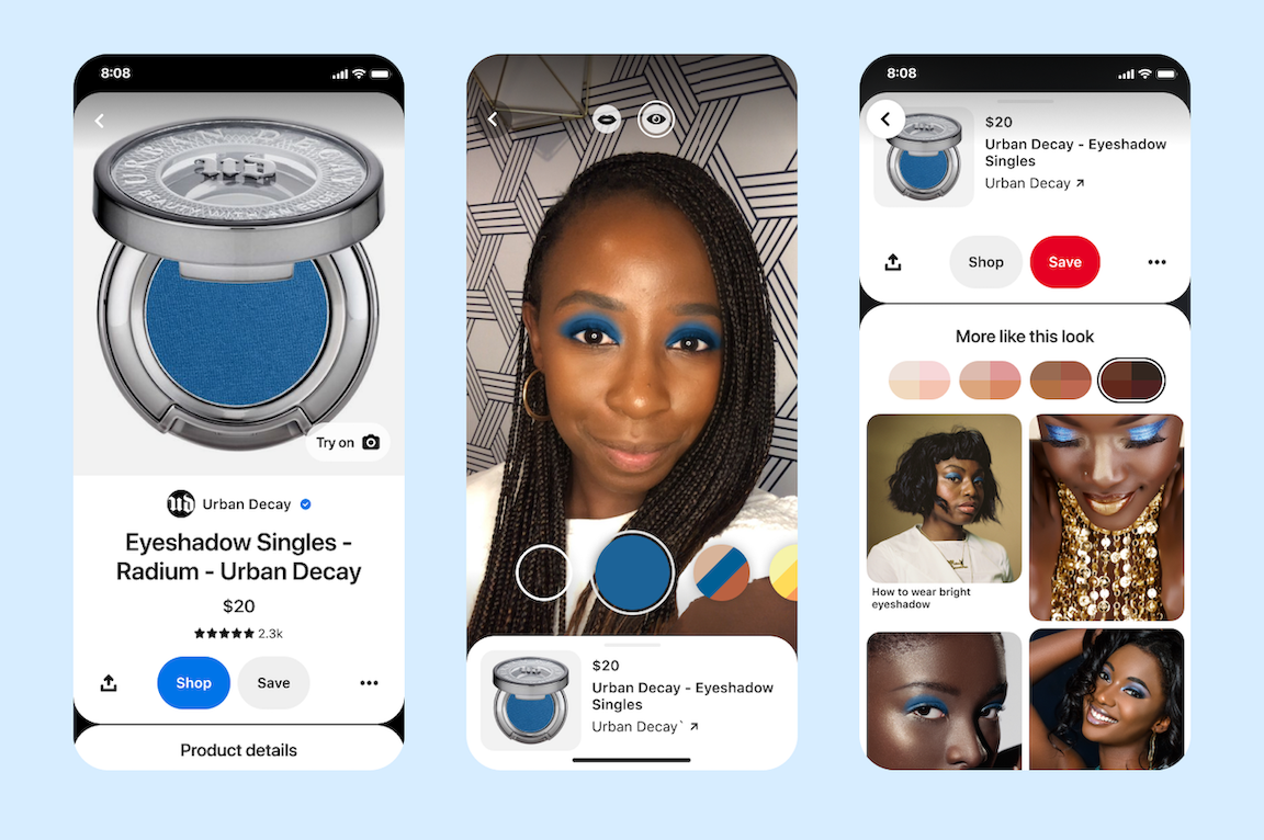 føderation tjener Eksisterer Pinterest's New AR Tool for Trying on Virtual Makeup / Digital Information  World