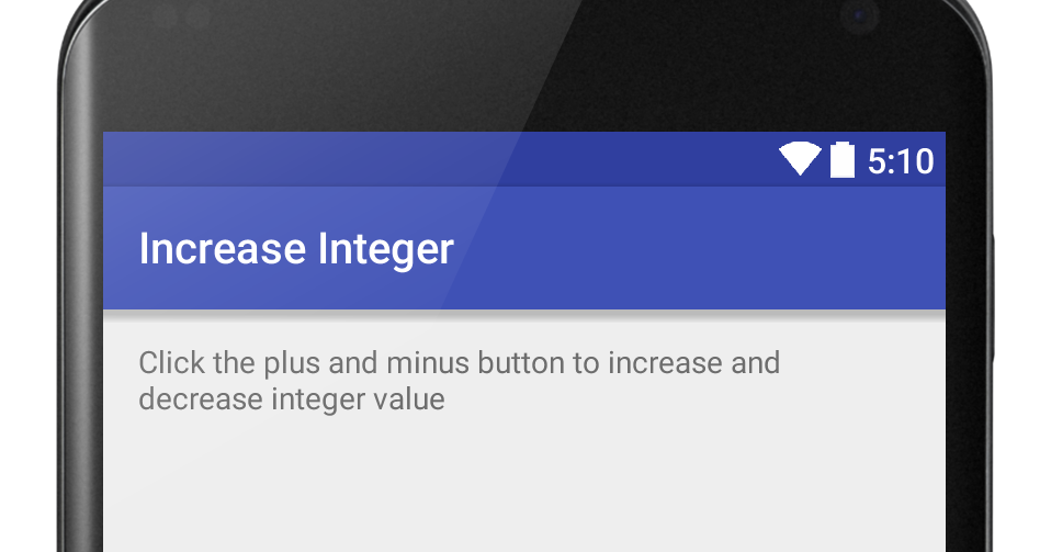 How to Increase and Decrease the Integer Value When the Button is